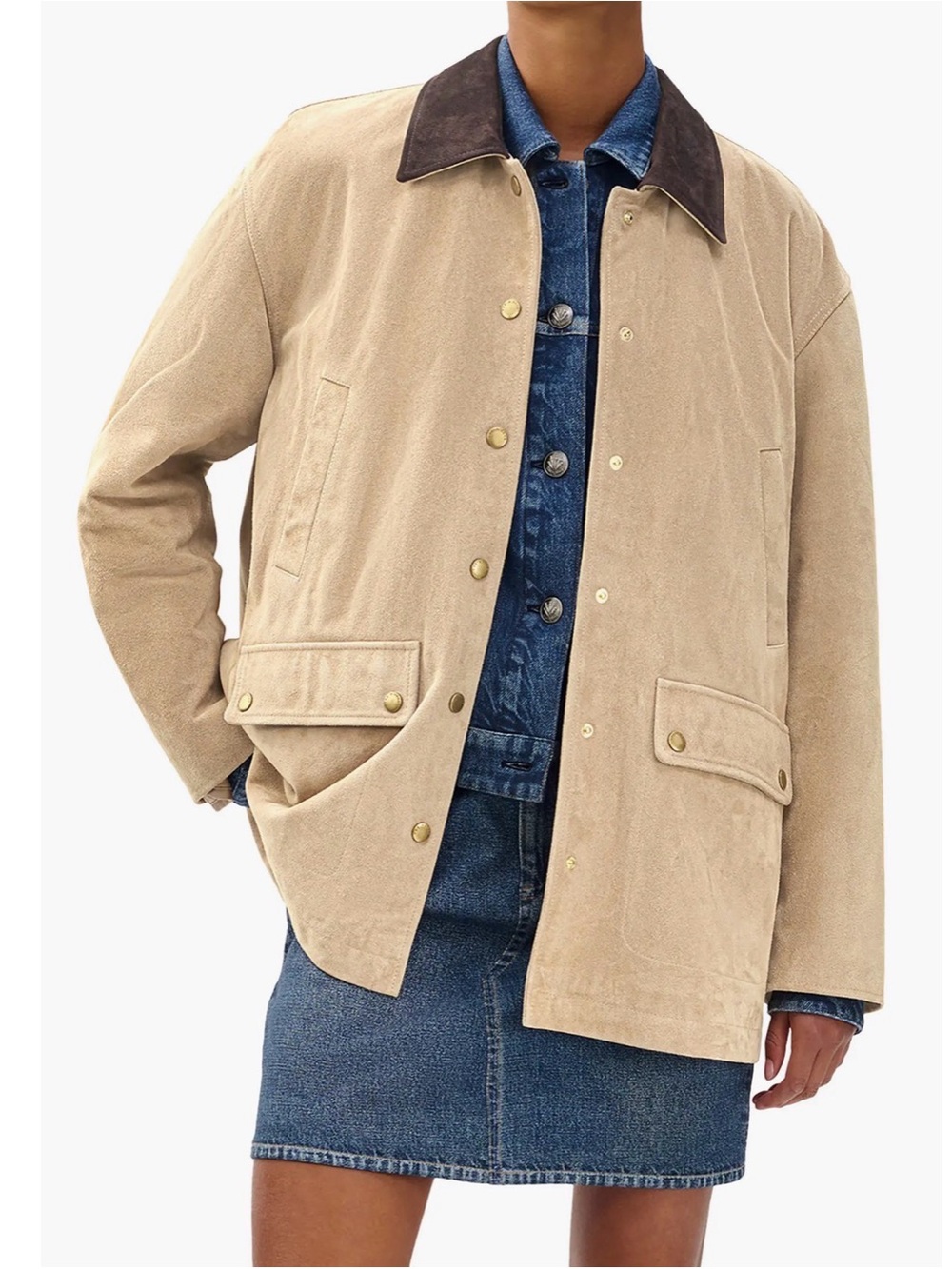 rag & bone Cassidy Suede Jacket -M - Picture 9 of 15